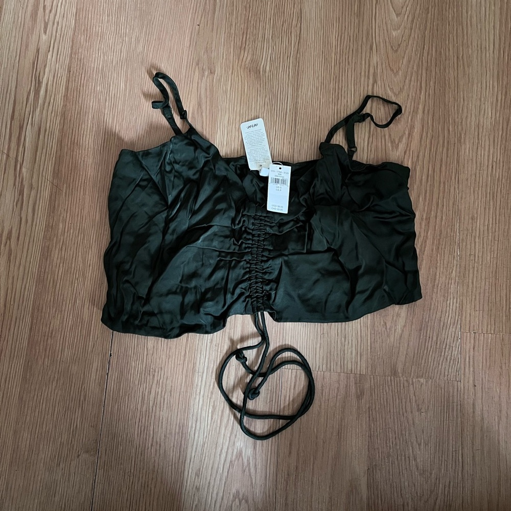 NWT Aerie Olive Green Top